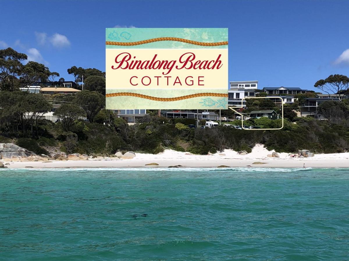 Binalong Beach Cottage Beachfront At Bay Of Fires Next To Restaurant Binalong Bay Exterior foto